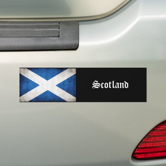 Grunge Flag Schottland Autoaufkleber (Auf Auto)
