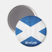 Grunge Flag Schottland Magnet (Vorderseite/Rückseite)