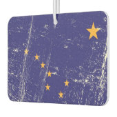 Grunge Flag von Alaska Autolufterfrischer (Links)