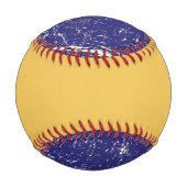 Grunge Flag von Alaska Baseball (Rückseite)