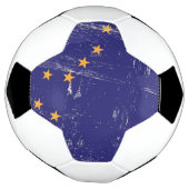 Grunge Flag von Alaska Fußball (Gedreht)