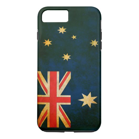 Grunge Flag von Australien Case-Mate iPhone Hülle (Rückseite)