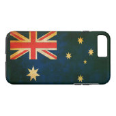 Grunge Flag von Australien Case-Mate iPhone Hülle (Rückseite (Horizontal))