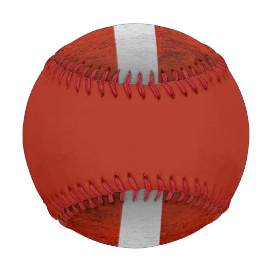 Grunge Flag von Dänemark Baseball (Rückseite)