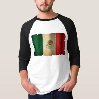 Grunge Flag von Mexiko T-Shirt