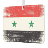 Grunge Flag von Syrien. Autolufterfrischer (Links)