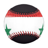 Grunge Flag von Syrien. Baseball (Vorderseite)