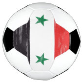 Grunge Flag von Syrien. Fußball (Gedreht)