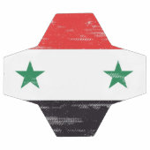 Grunge Flag von Syrien. Fußball (Flach)
