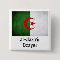 Grunge-Flagge Algeriens