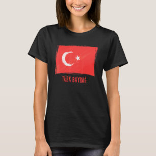 Grunge-Flagge der Republik Türkei  Türkische Fahne T-Shirt