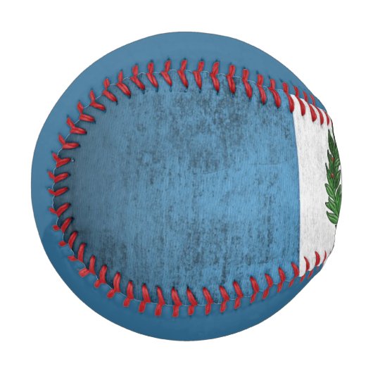 Grunge-Flagge Guatemalas Baseball (Vorderseite Links)