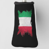 Grunge-Flagge Italiens, italienische Flagge, Pinse Golf Headcover (Rotieren 90)