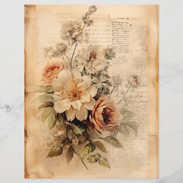 Grunge Floral 6 AIda (Rückseite)