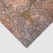 Grunge Floral Birdcage Vintage Spitze Seidenpapier (Detail)