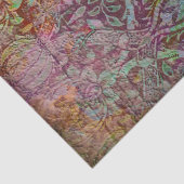 Grunge Floral Decoupage Viktorianisches Gewebe Pap Seidenpapier (Detail)