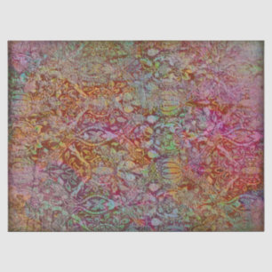 Grunge Floral Decoupage Viktorianisches Gewebe Pap Seidenpapier