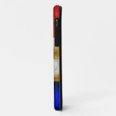 Grunge-France-Flagge Case-Mate iPhone Hülle (Hinten/Links)