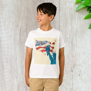 Grunge Freiheitsstatue T-Shirt