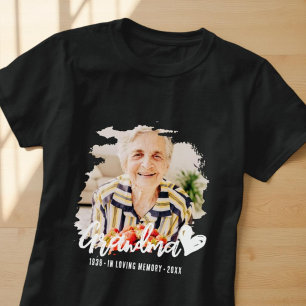 Grunge Gedenkfeier im Love Memory Foto T-Shirt