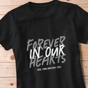 Grunge-Gedenkstätte für immer in unseren Herzen Be T-Shirt