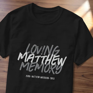 Grunge-Gedenkstätte In Liebevoller Erinnerung Benu T-Shirt