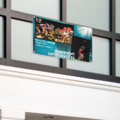 Grunge Generic Two Foto Senior Sport Banner (Äußeres Gebäude)