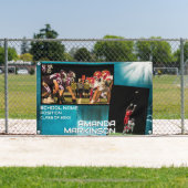 Grunge Generic Two Foto Senior Sport Banner (Insitu)