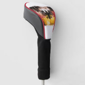 Grunge German Pennant Golf Headcover (angewinkelt)