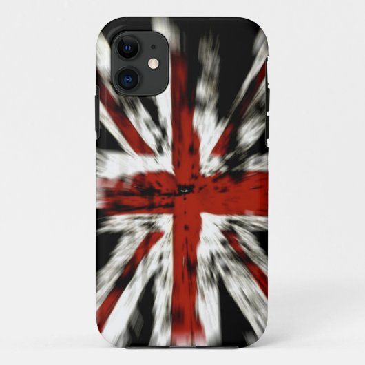 Grunge-Gewerkschafts-Jack iPhone 5 Fall Case-Mate iPhone Hülle (Rückseite)