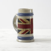 Grunge-Gewerkschafts-Jack - Klassiker - Vintager Bierglas (Vorderseite Links)