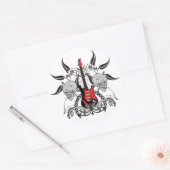 Grunge Gitarre und Skull Rock'n'Roll Stickers (Umschlag)