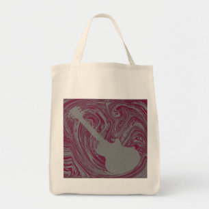Grunge Gitarrentüte, rosa Tragetasche