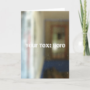 Grunge Glas, Ihr Text hier Karte
