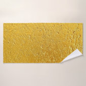 Grunge Gold oder Folie Hintergrund und Textur abst Badehandtuch (Badehandtuch)