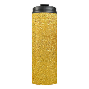 Grunge Gold oder Folie Hintergrund und Textur abst Thermosbecher