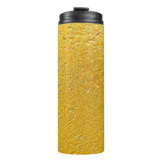 Grunge Gold oder Folie Hintergrund und Textur abst Thermosbecher