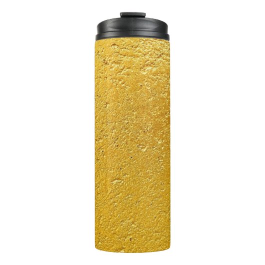 Grunge Gold oder Folie Hintergrund und Textur abst Thermosbecher (Vorderseite)