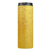 Grunge Gold oder Folie Hintergrund und Textur abst Thermosbecher (Rückseite)