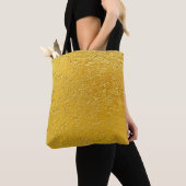 Grunge-Gold oder Folienhintergrund und Texturabstr Tasche (Von Nahem)