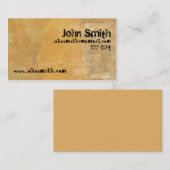 Grunge Gold Visitenkarte (Vorne/Hinten)