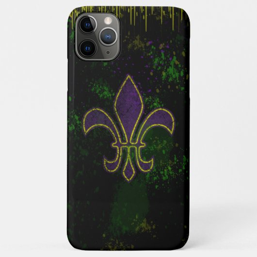 Grunge Goth Mardi Gras Case-Mate iPhone Hülle (Rückseite)