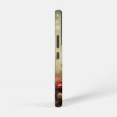 Grunge Goth Rote Rosen und Skull Garden Samsung Galaxy Hülle (Rechte Seite)