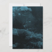 Grunge Graffiti Basketball Foto Geburtstag Einladung (Rückseite)