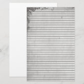 Grunge Graphic Stationery - ausgekleidet Briefpapier (Vorne/Hinten)
