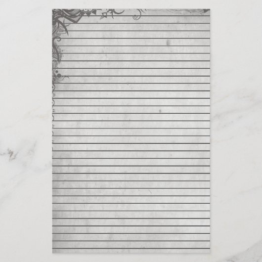 Grunge Graphic Stationery - ausgekleidet Briefpapier (Vorderseite)