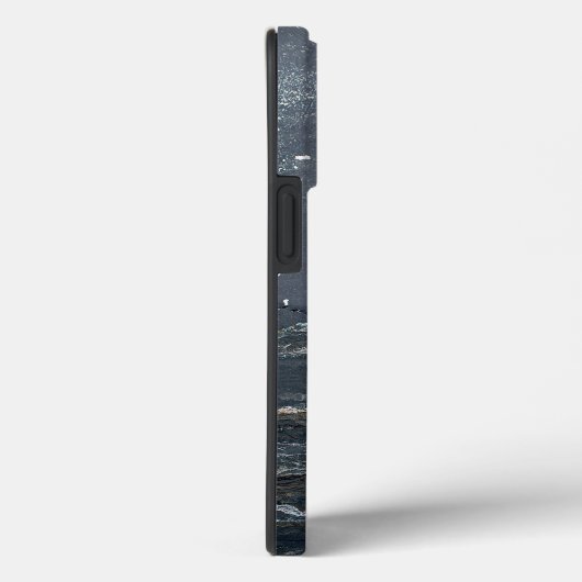 Grunge grau und blau Abstrakt Case-Mate iPhone Hülle (Rückseite / Rechts)