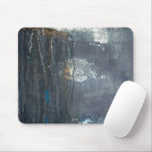 Grunge grau und blau Abstrakt Mousepad (Mit Mouse)