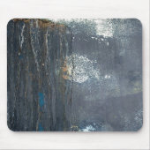 Grunge grau und blau Abstrakt Mousepad (Vorne)