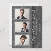 Grunge Gray 2016 Abschluss Ankündigung (Vorderseite)